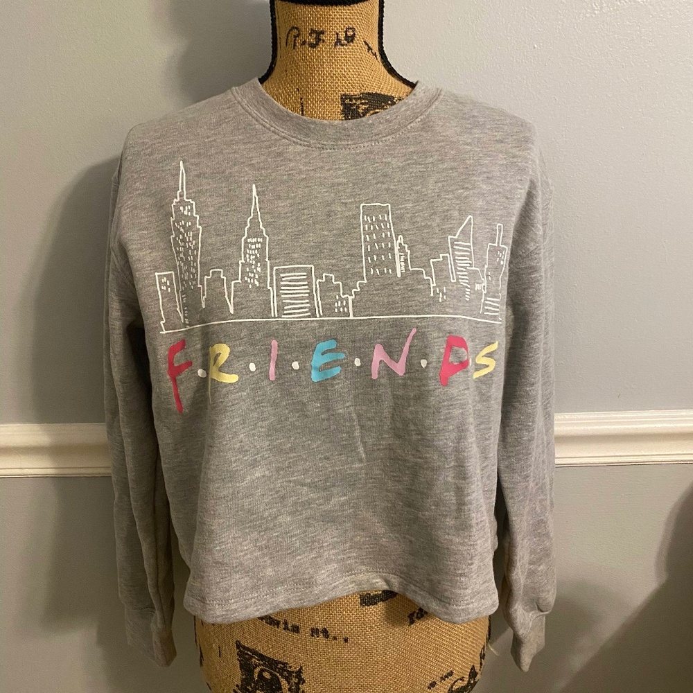 Friends heather grey sweatshirt
